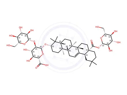 Chemical structure of GinsenosideRo