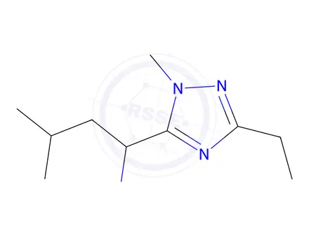 Chemical structure of 1-(3-Ethyl-1-methyl-1h-1,2,4-triazol-5-yl)-3-methylbutan-1-amine