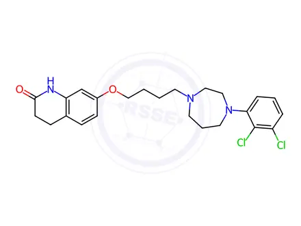 Chemical structure of Aripiprazole 1,4-Diazepan Impurity