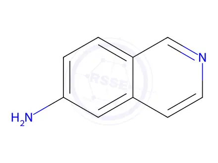 Chemical structure of 6-Aminoisoquinoline