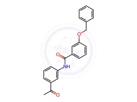 Chemical structure of n-(3-Acetylphenyl)-3-(benzyloxy)benzamide