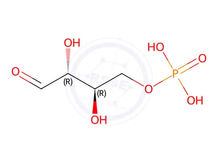 Chemical structure of D-Erythrose 4-Phosphate