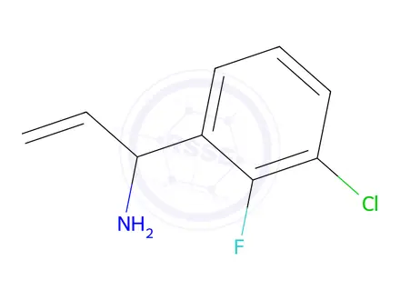 Chemical structure of 1-(3-Chloro-2-fluorophenyl)prop-2-en-1-amine