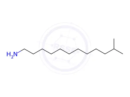Chemical structure of isotridecylamine