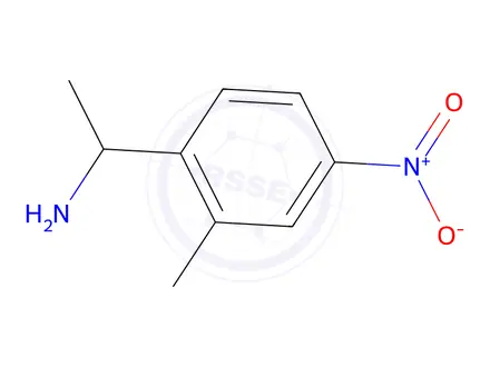 Chemical structure of alpha,2-Dimethyl-4-nitrobenzyl Amine