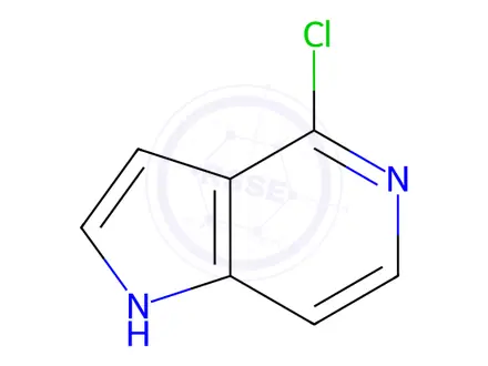 Chemical structure of 4-chloro-1H-pyrrolo[3,2-c]pyridine