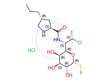 Chemical structure of N-Demethyl Clindamycin (HCl Salt)