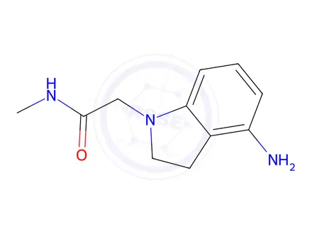 Chemical structure of 2-(4-Aminoindolin-1-yl)-N-methylacetamide