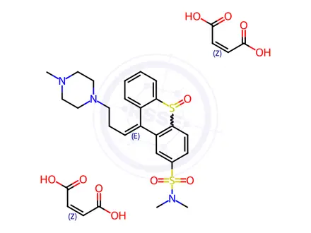 Chemical structure of Thiothixene Impurity 5 Dimaleate