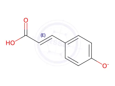 Chemical structure of 4-Coumaric acid Solution in Methanol