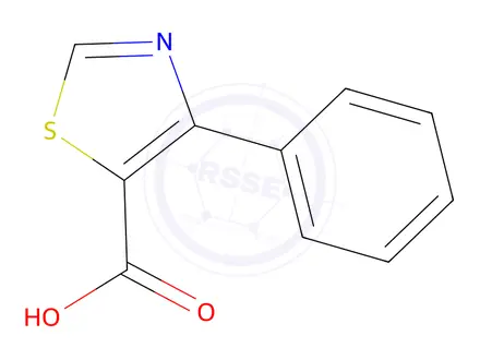 Chemical structure of 4-phenyl-1,3-thiazole-5-carboxylic Acid