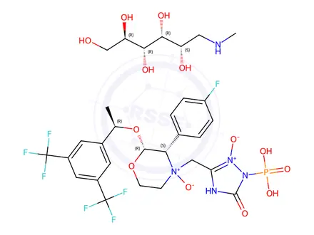 Chemical structure of Fosaprepitant Impurity 14