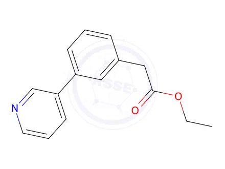 Chemical structure of ETHYL(3-PYRIDIN-3-YL-PHENYL)-ACETATE