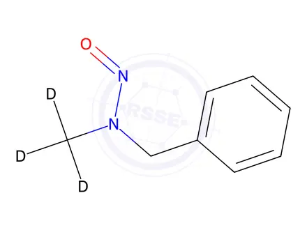 Chemical structure of N-Nitrosobenzylmethyl-d3-amine