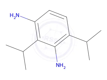 Chemical structure of 2,4-Diisopropylbenzene-1,3-diamine