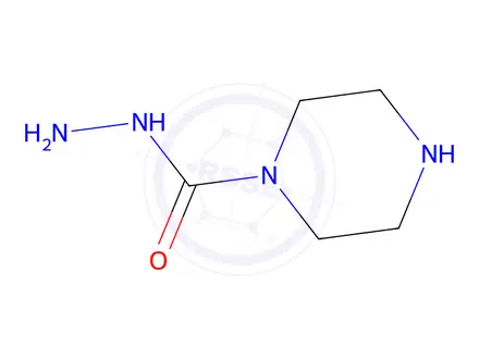 Chemical structure of Piperazine-1-carbohydrazide