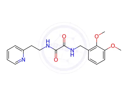 Chemical structure of N1-(2,3-DIMETHOXYBENZYL)-N2-(2-(PYRIDIN-2-YL)ETHYL) OXALAMIDE
