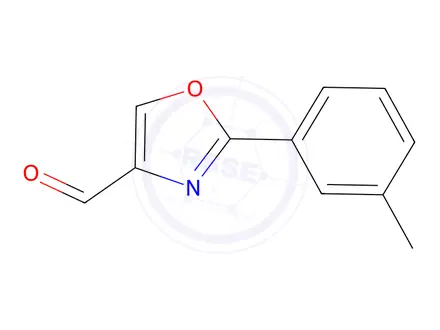 Chemical structure of 2-M-TOLYL-OXAZOLE-4-CARBALDEHYDE
