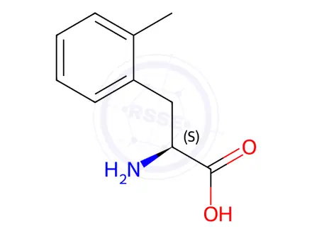 Chemical structure of (2S)-2-Amino-3-(2-methylphenyl)propanoic acid