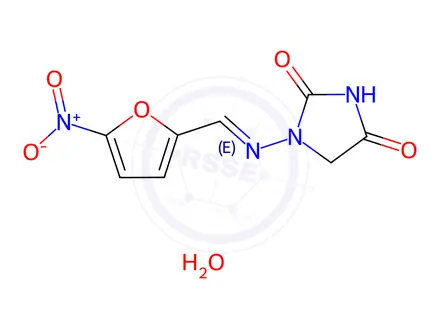Chemical structure of Nitrofurantoin Monohydrate