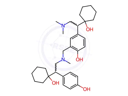 Chemical structure of O-Desmethyl Venlafaxine N-Dimer
