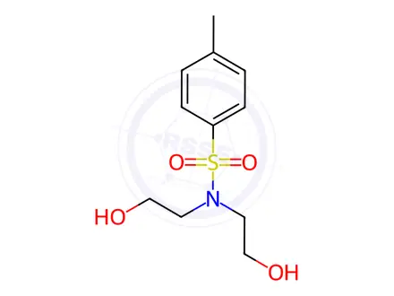 Chemical structure of N,N-Bis(2-hydroxyethyl)-4-methylbenzenesulfonamide