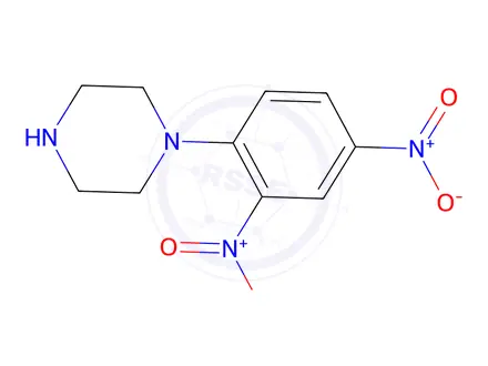 Chemical structure of 1-(2,4-Dinitrophenyl)piperazine Hydrochloride