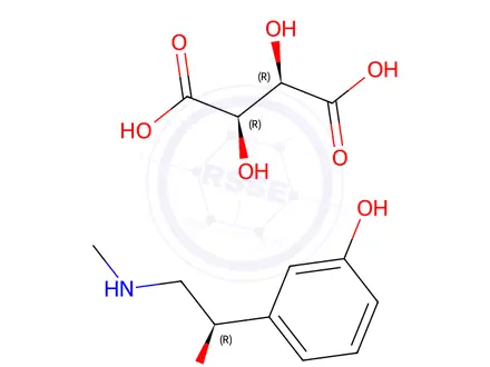 Chemical structure of Phenylephrine Bitartrate - API Standards