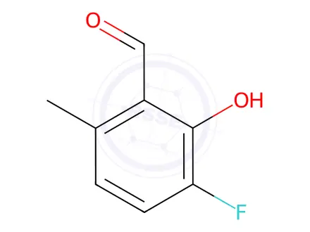 Chemical structure of 3-Fluoro-2-hydroxy-6-methylbenzaldehyde