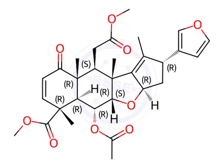 Chemical structure of Nimbin