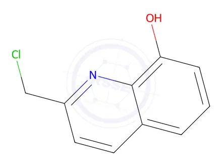 Chemical structure of 2-(Chloromethyl)quinolin-8-ol