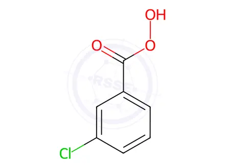 Chemical structure of 3-Chloroperbenzoic Acid