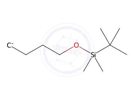 Chemical structure of 4-(Tert-Butyldimethylsiloxy)butylmagnesium chloride, 0.50 M in THF