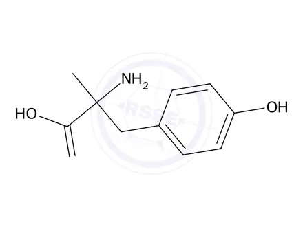 Chemical structure of Tyrosine Impurity 15 (Metirosine)