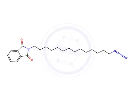 Chemical structure of 2-(14-Azidotetradecyl)-2,3-dihydro-1H-isoindole-1,3-dione
