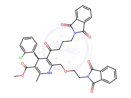 Chemical structure of Amlodipine Di-Phthalimide Impurity
