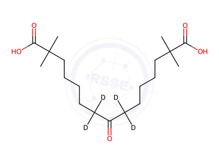 Chemical structure of Bempedoic Acid Impurity 1-d4