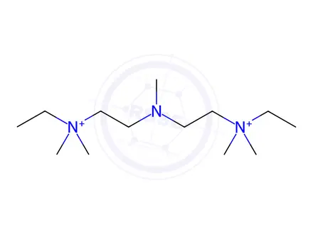 Chemical structure of azamethonium bromide