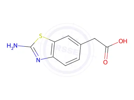 Chemical structure of (2-Amino-benzothiazol-6-yl)-acetic aciddihydrochloride