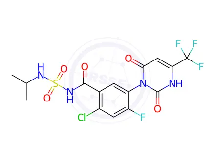 Chemical structure of Saflufenacil Metabolite M800H11