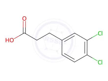 Chemical structure of 3-(3,4-Dichloro-phenyl)-propionic acid