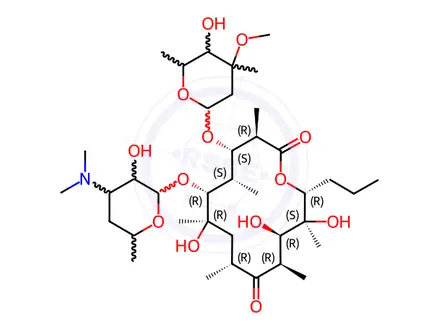 Chemical structure of 13-Desethyl, 13-propyl-Erythromycin A