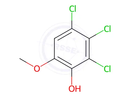 Chemical structure of 4,5,6-Trichloroguaiacol