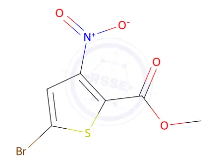 Chemical structure of Methyl 5-Bromo-3-nitrothiophene-2-carboxylate