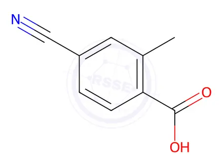 Chemical structure of 4-Cyano-2-methylbenzoic Acid