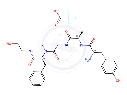Chemical structure of DAGO