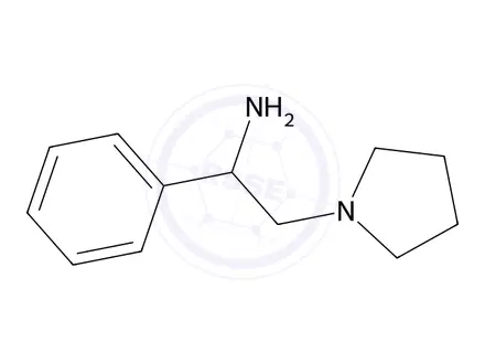 Chemical structure of ALPHA-PHENYL-1-PYRROLIDINEETHANAMINE DIHYDROCHLORIDE