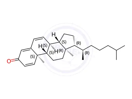 Chemical structure of Cholesta-1,4,6-trien-3-one