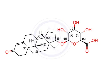 Chemical structure of Epitestosterone Glucuronide