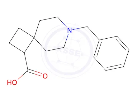Chemical structure of 7-Benzyl-7-azaspiro[3.5]Nonane-1-carboxylic acid